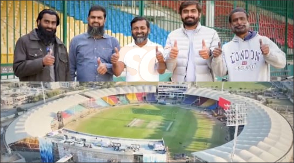 نیشنل سٹیڈیم کراچی چیمپئنز ٹرافی کی میزبانی کے لیے  تیار۔کل  افتتاح۔ محسن نقوی کا120 روز میں تکمیل پر اظہار تشکر