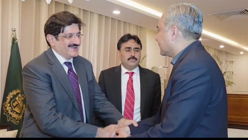 نیاز سٹیڈیم حیدر آباد پر 17 برسوں بعد انٹرنیشنل کرکٹ میچ کے انعقاد کیلئے پیشرفت۔ وزیر اعلیٰ سندھ مو چیئرمین پی سی بی کے درمیان ملاقات