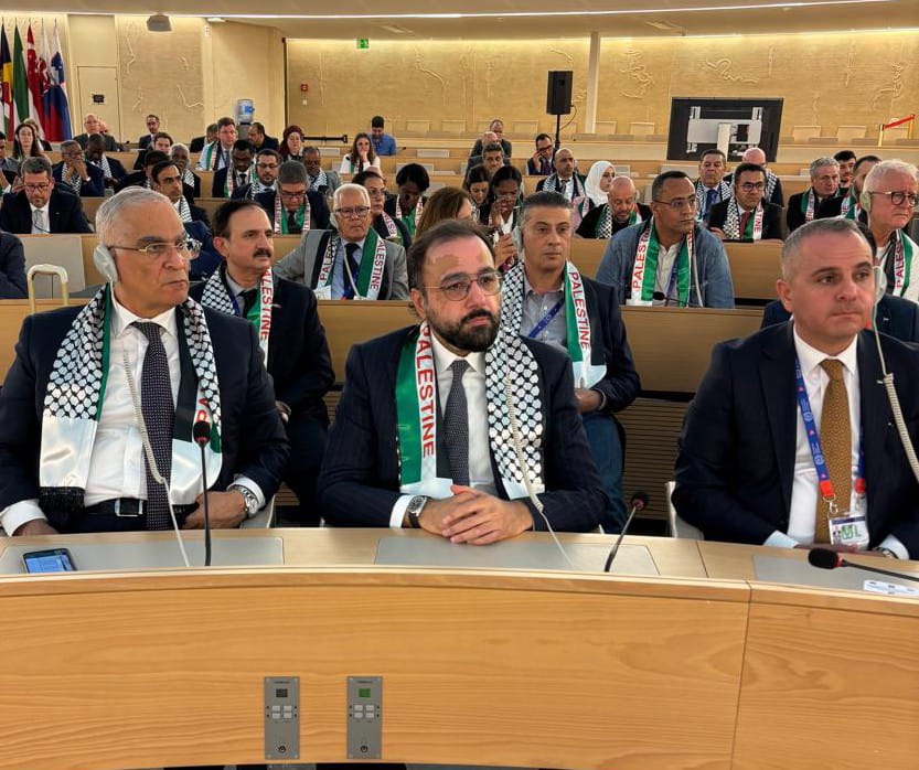 جنیوا میں پاکستان اور فلسطین وزراء کی ملاقات ۔فلسطینی عوام کی حمایت کا اعادہ: