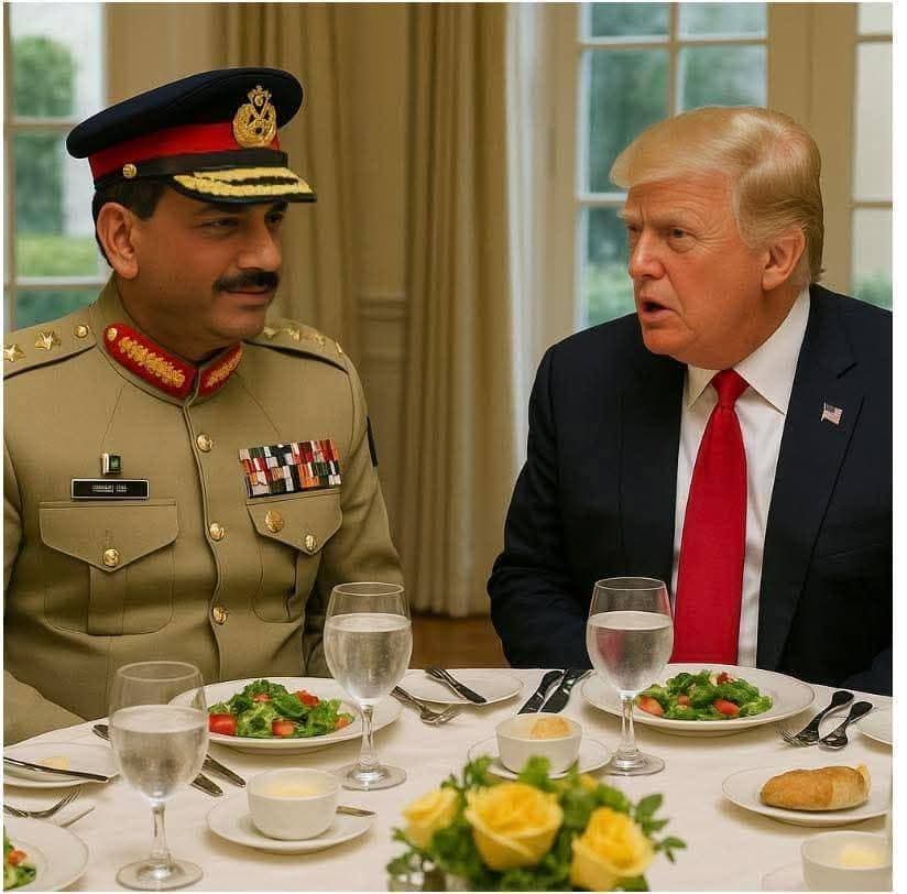 عاصم منیر جنگ بندی کیلئے آپ کا شکریہ ۔ آپ کے ساتھ ملاقات میرے لیے باعث اعزاز۔ ٹرمپ کا فیلڈ مارشل پاکستان کو میڈیا کے روبرو خراج تحسین ۔