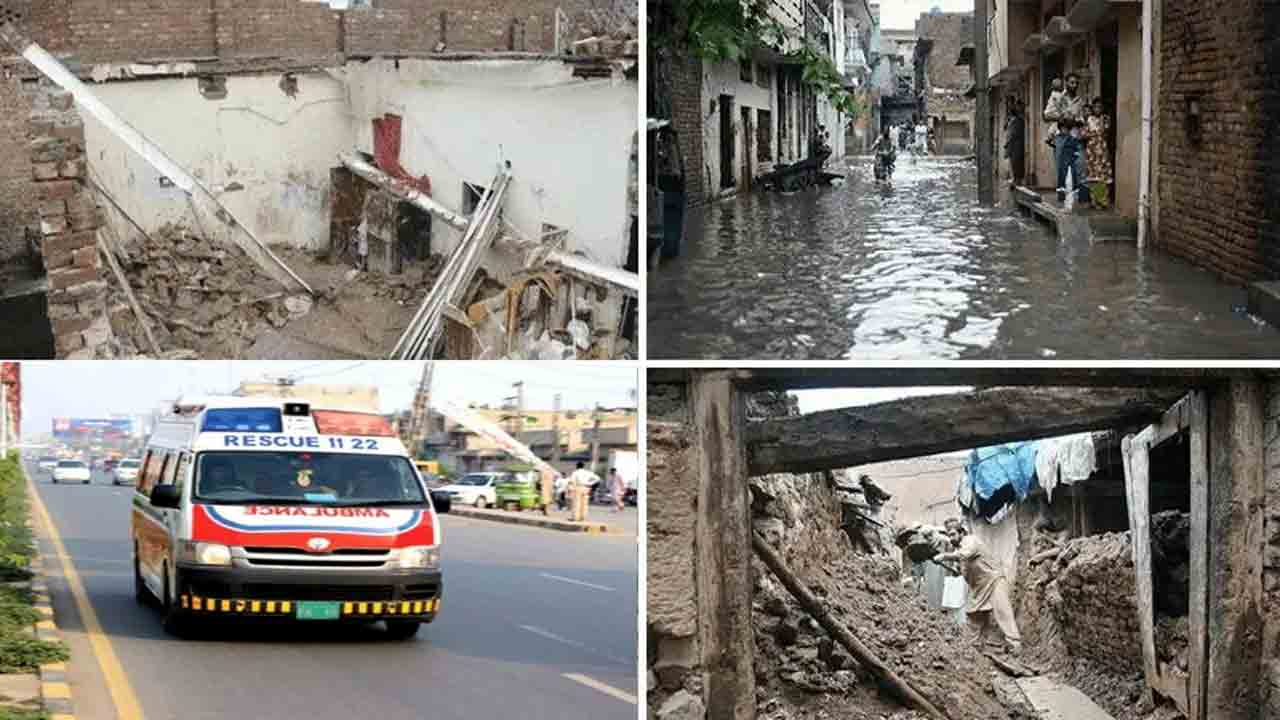 بارش اور آندھی سے 33 افراد جاں بحق ، 176زخمی۔گلیاں سڑکیں تالاب میں تبدیل۔