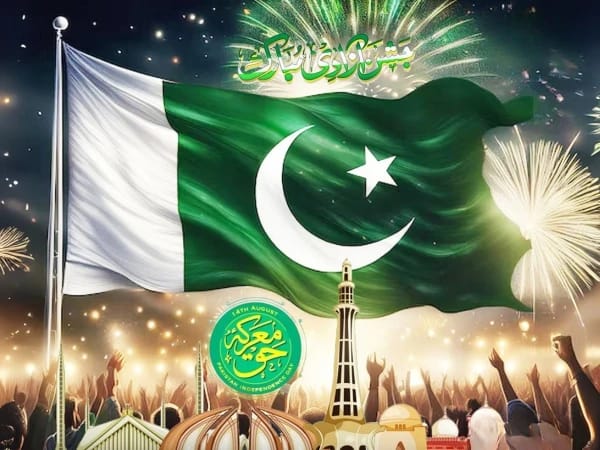 پاکستان کےیوم آزادی کی 78ویں تقریبات کا ٬سجدہ شکر سے آغاز٬سبز ہلالی پرچموں کی بہار٬ معرکہ حق افواج پاکستان کی عظیم پیشہ وارانہ خدمات کا روشن نشان قرار