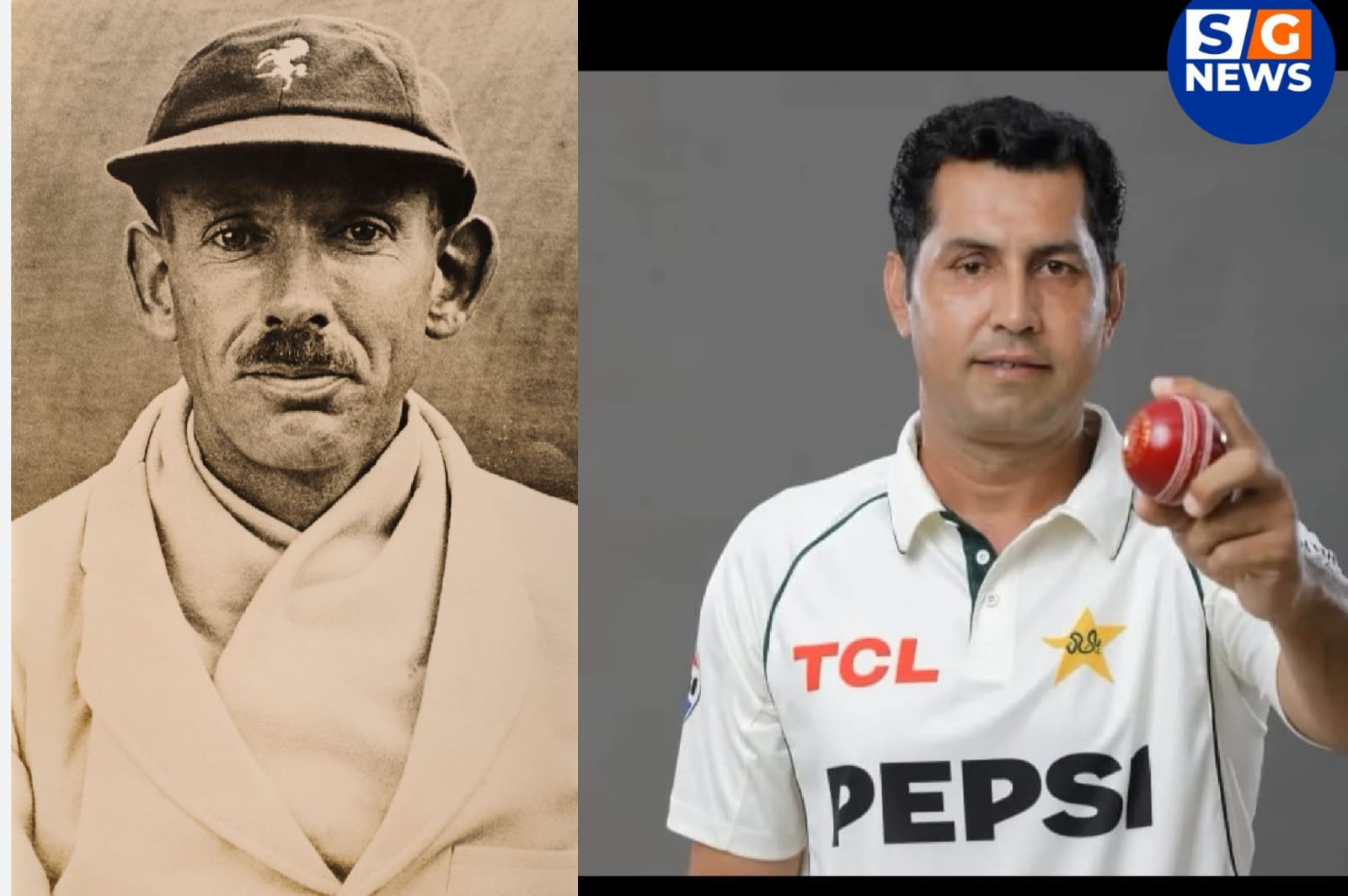 پہلی جنگ عظیم کے سپاہی کا ڈیبیو ٹیسٹ میں 11 وکٹیں اڑانے کا ریکارڈ پاکستان کے عمر رسیدہ کرکٹر آصف آفریدی کے نشانہ پر